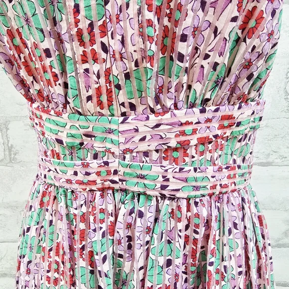 kate‎ spade Pink Floral Burnout Midi Dress - Picture 4 of 13